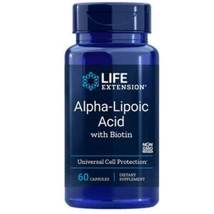 Life Extension Alpha-Lipoic Acid with Biotin 60 kapslí obraz