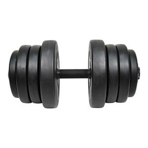 Lifefit Činka nakládací jednoruční 23 kg vinyl-cement 30mm tyč/8x kotouč obraz