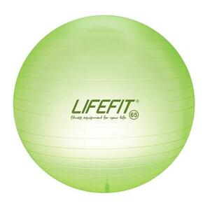 Lifefit Gymnastický míč Transparent 65 cm sv. zelený obraz