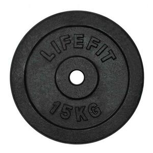 Lifefit Kotouč 15kg, kovový, pro 30mm tyč obraz