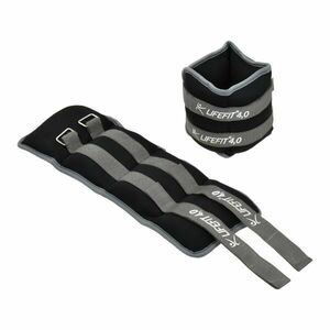 Lifefit Neoprenová zátěž kotník/zápěstí S2 2x4.0kg černá obraz