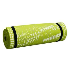Lifefit Podložka Yoga MAT Exkluziv Plus 180x58x1, 5cm světle zelená obraz