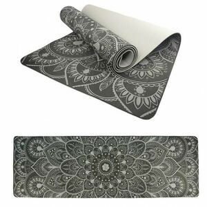 Lifefit Podložka Yoga MAT Mandala Duo 183x58x0, 6cm černá obraz
