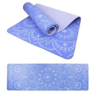 Lifefit Podložka Yoga MAT Mandala Duo 183x58x0 6cm modrá obraz