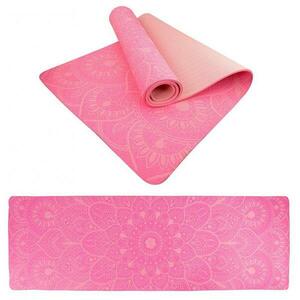 Lifefit Podložka Yoga MAT Mandala Duo 183x58x0, 6cm růžová obraz