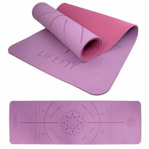 Lifefit Podložka Yoga MAT Relax Duo 183x58x0 6cm bordó obraz