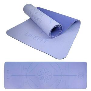 Lifefit Podložka Yoga MAT Relax Duo 183x58x0, 6cm modrá obraz