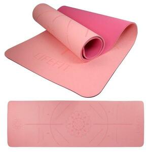 Lifefit Podložka Yoga MAT Relax Duo 183x58x0 6cm růžová obraz