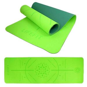 Lifefit Podložka Yoga MAT Relax Duo 183x58x0, 6cm zelená obraz