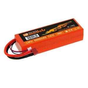 DF models LiPo Aku 7, 4 V / 5200 / 45C Pro Racing T-dean obraz