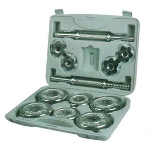 Liveup Činka nakládací SET 2 x 7, 5 kg v kufříku - 7.5 obraz