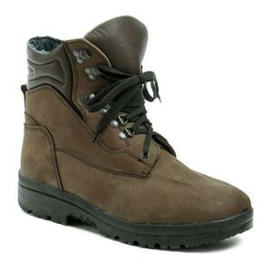 Livex 410 hnědá nubuk pánská zimní kotníčková nadměrná obuv - EU 47 obraz