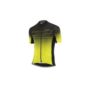 Löffler FZ SHADOW 2022 žlutočerný pánský cyklistický dres - M - žlutá obraz