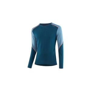 Löffler L/S TRANSTEX MERINO 2022 modré pánské funkční triko - XXL - modrá/oranžová obraz