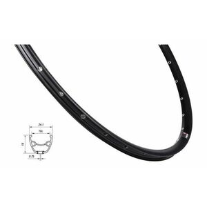 MACH 1 Ráfek MACH1 NEO DISC 622 x 19, 32 děr, černý obraz