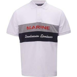 Marine - pánské polo tričko - White - XL obraz