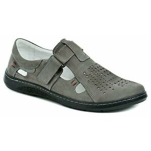 Mateos 674 šedé pánské mokasíny - EU 43 obraz