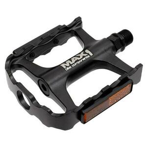 Max1 pedály Tour XL ložiskové hliníkové černé obraz