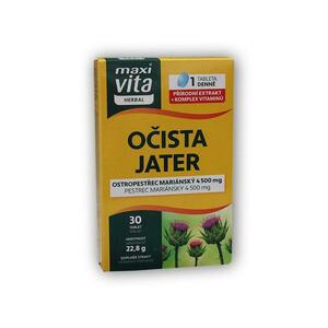 Maxivita Maxi Vita Herbal Očista jater 30 tablet obraz