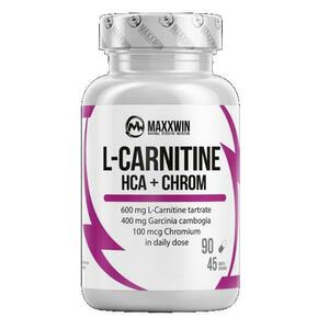 MaxxWin L-Carnitine + HCA + CHROM 90 kapslí obraz