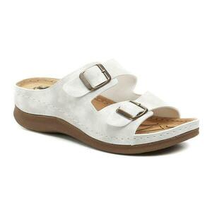 Medi Line 4617-S001 bílé dámské zdravotní pantofle - EU 41 obraz