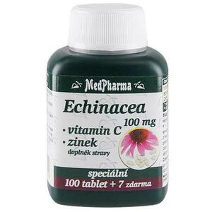 MedPharma Echinacea + vitamin C + zinek 100mg 107 tablet obraz