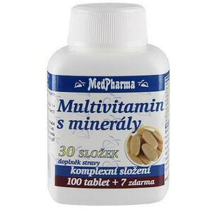 MedPharma Multivitamín s minerály 30 složek 107 tablet obraz