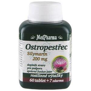 MedPharma Ostropestřec, silymarin 67 tablet obraz