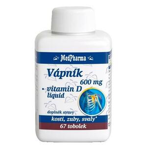 MedPharma Vápník 600 mg + vitamin D3 67 Tobolek obraz