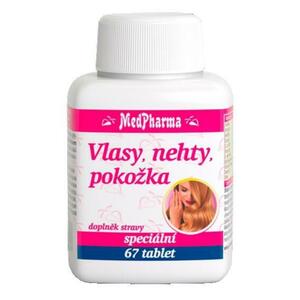 MedPharma Vlasy, kůže, nehty 67 tablet obraz