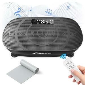 MERACH 2398 Vibrační podložka pro celé tělo, šedá obraz