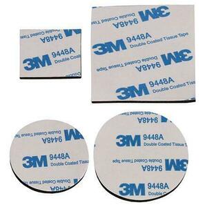 Merco 3M Fix Plates sada oboustranných nálepek 4 ks černá - 1 sada obraz