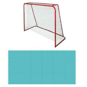 Merco 700.SA branka na florbal + My Floorball Puzzle Tréninková plocha obraz