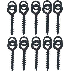 Merco Bait Screw Round zavrtávací držák s kroužkem 10 ks - 1 sada obraz