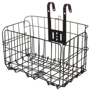 Merco Basket Solid košík na řídítka černá obraz