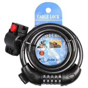 Merco Digit 1.0 zámek na kolo černá obraz