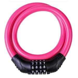 Merco Digit Kid 4 zámek na kolo růžová - 1 ks obraz