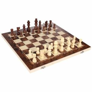 Merco Exclusive 3v1 dřevěné šachy - 1 ks obraz