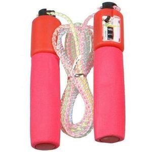 Merco JR 33 švihadlo s počítadlem, nastavitelná délka růžová obraz