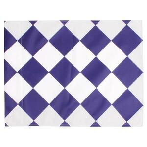 Merco Rohový praporek látka modrá-bílá obraz