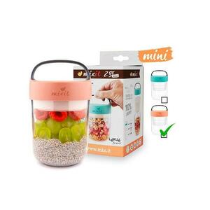 Mixit 2go mini - svačinový box lososový 400ml obraz