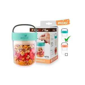 Mixit 2go mini - svačinový box mintový 400ml obraz
