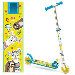 Mondo Koloběžka ALU 181 LLAMA AND FRIENDS - Žlutá obraz