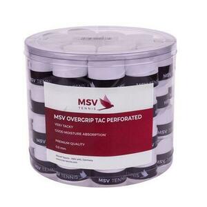 MSV Cyber Wet Perforated overgrip omotávka tl. 0, 6 mm bílá - 1 ks obraz