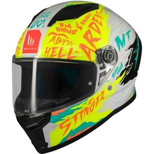 MT Helmets Stinger 2 Ardent bílo-žlutá - 2XS - 51-52 cm obraz