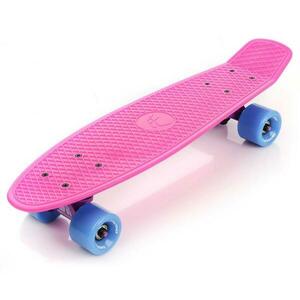 Meteor 56 cm AL truck neonově růžový - modrý Pennyboard obraz