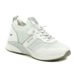 Mustang 1358-321-1 bílé dámské polobotky na klínku - EU 39 obraz