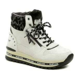 Mustang 1364-503-203 bílá dámská nadměrná zimní obuv - EU 45 obraz