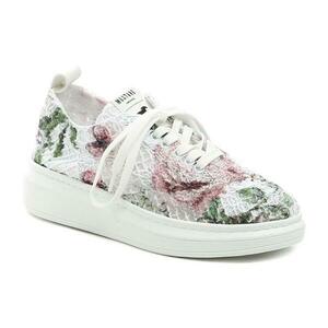 Mustang 1468-301-155 bílé květované dámské tenisky - EU 38 obraz