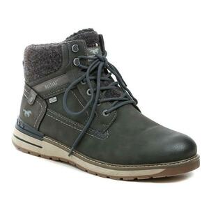 Mustang 15M001100100 šedé pánské nadměrné zimní boty - EU 47 obraz